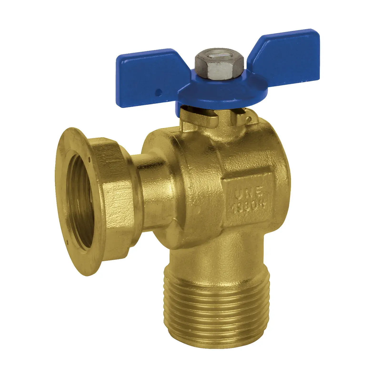 Angle valve Sil 3/4" M x 3/4" loose nut BAT31