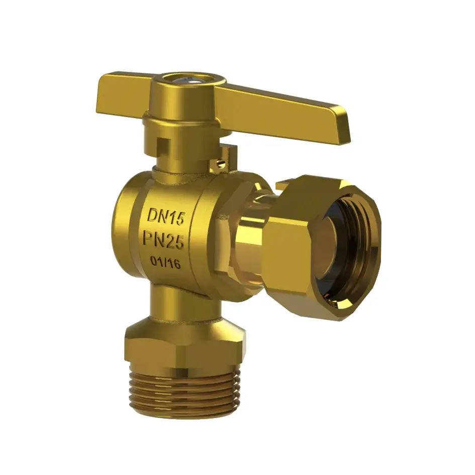 Angle valve Sil MLA 3/4" M x 3/4" loose nut 146220