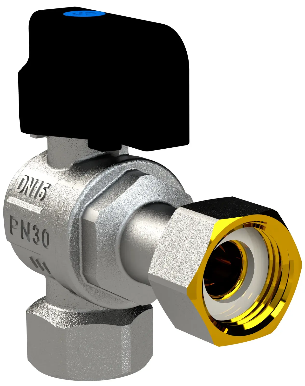 Angle valve Sena 1/2" F x 1/2" loose nut 150803