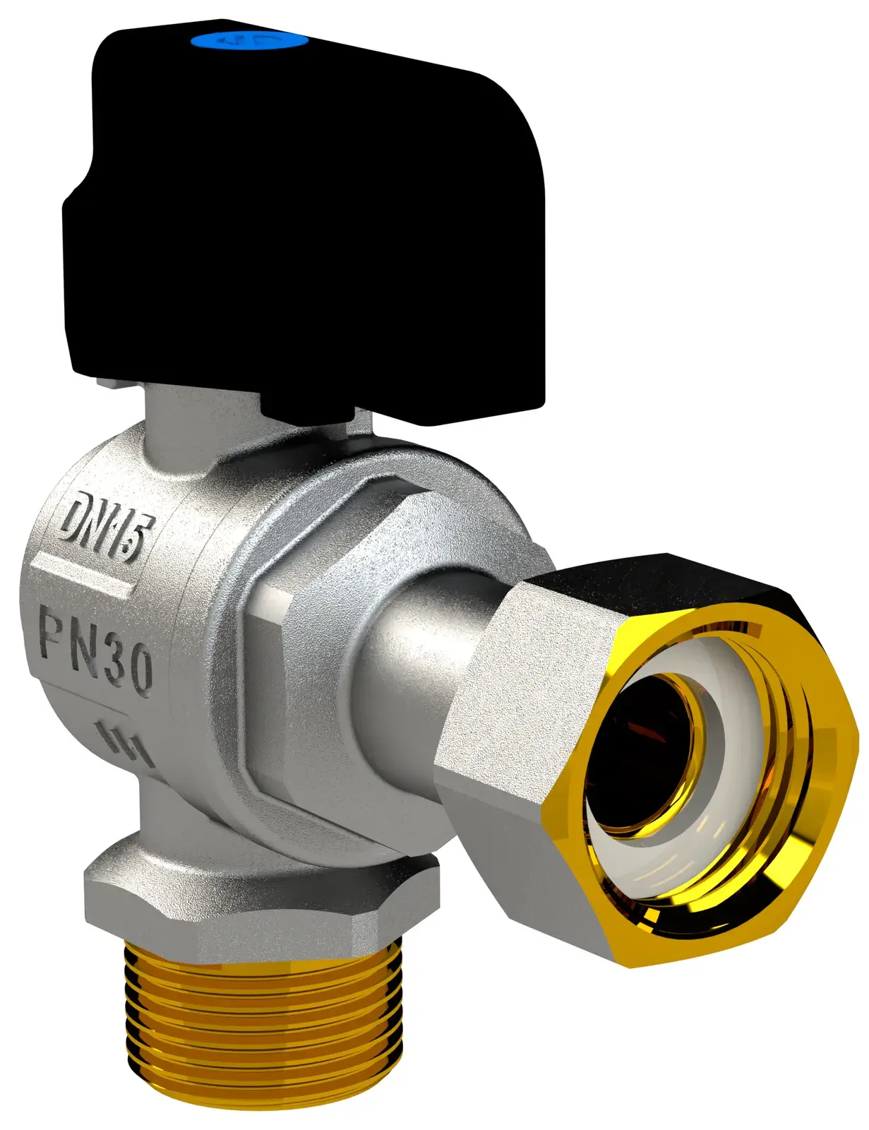 Angle valve Sena 3/4" M x 3/4" loose nut 150814