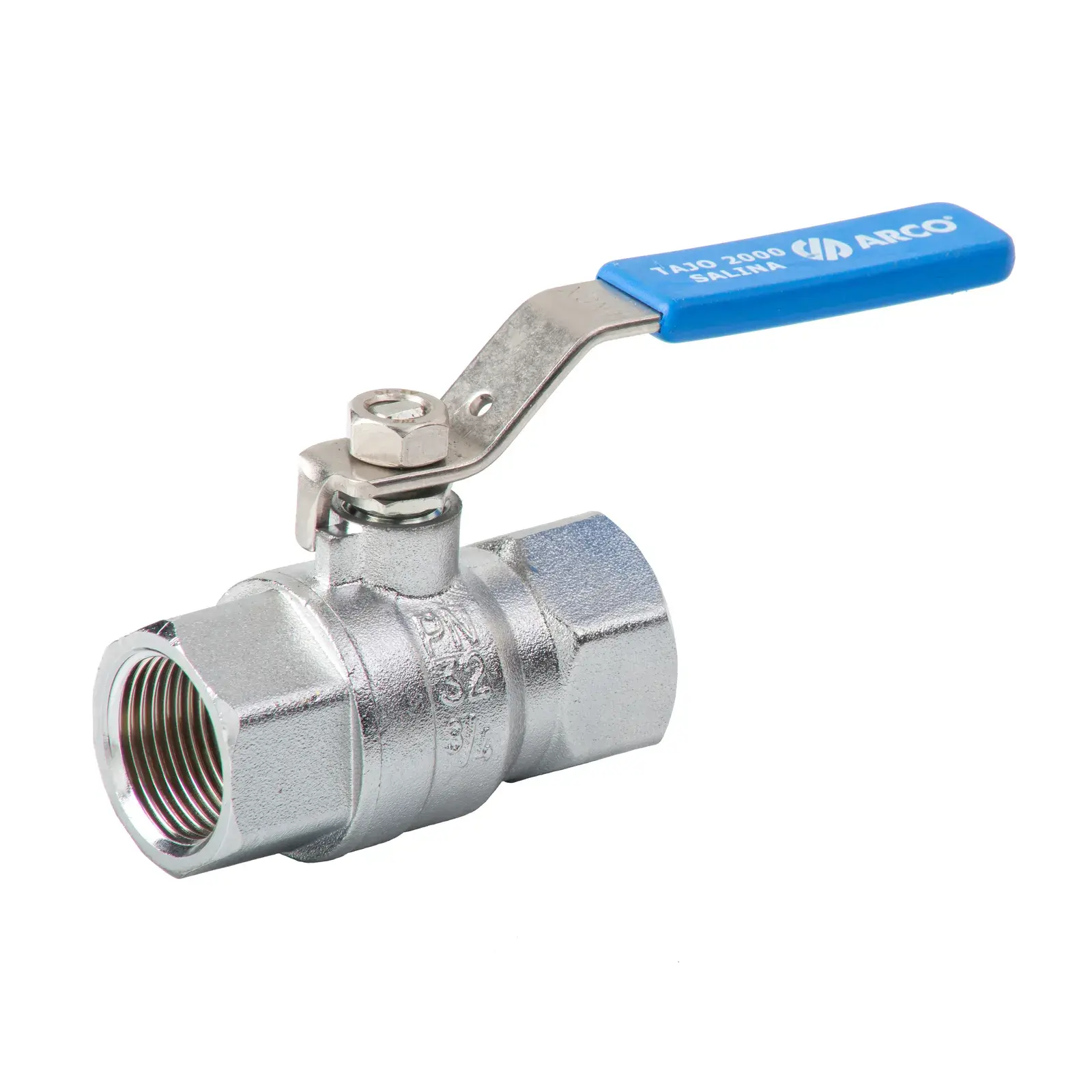 Chrome-plated DR brass ball valve Tajo 2000 Extreme 1 1/2" F x 1 1/2" F DR1106