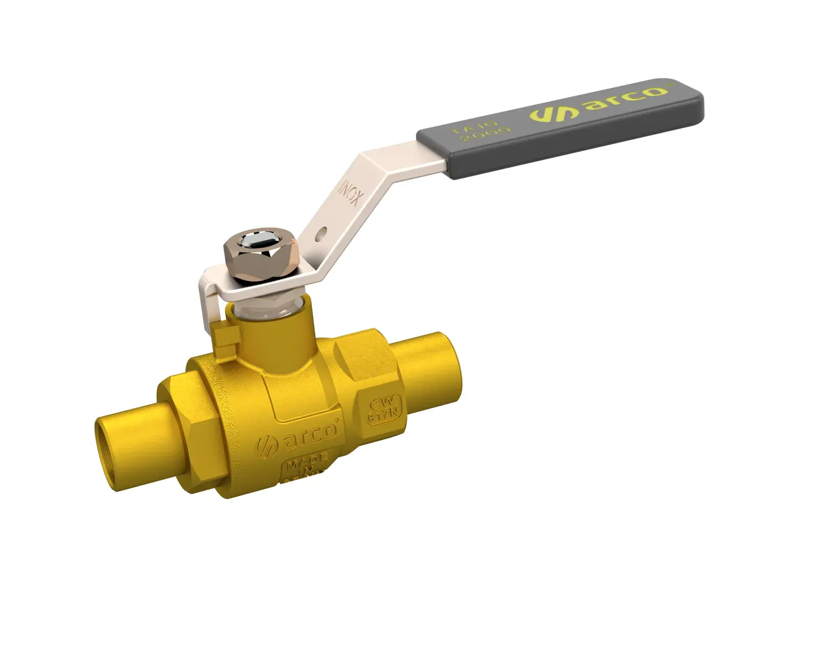 Ball valve for soldering Tajo 2000 42 mm x 42 mm 00268
