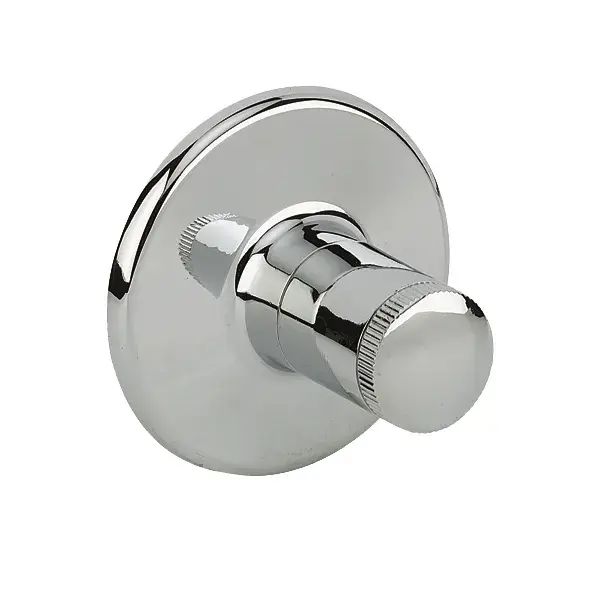 Extra polished chrome concealed metal handle with rosette Texas 08260