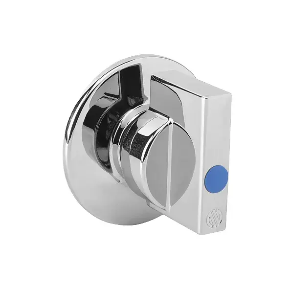 Extra polished chrome metal Master handle with rosette Texas 08235