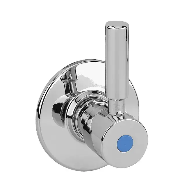 Extra polished chrome metal Tech handle with rosette Texas 08240