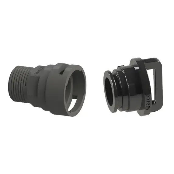 Kit: end adapter 3/4" M + female end cap + opening tool UNO 40137
