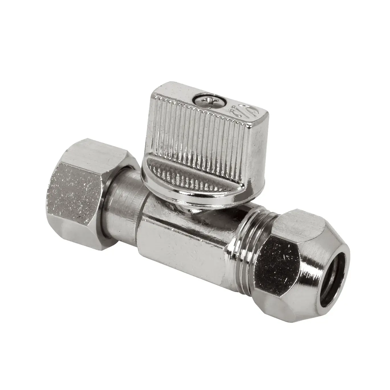 Mini ball valve 10 mm x 3/8" loose nut (5 pieces) 02275