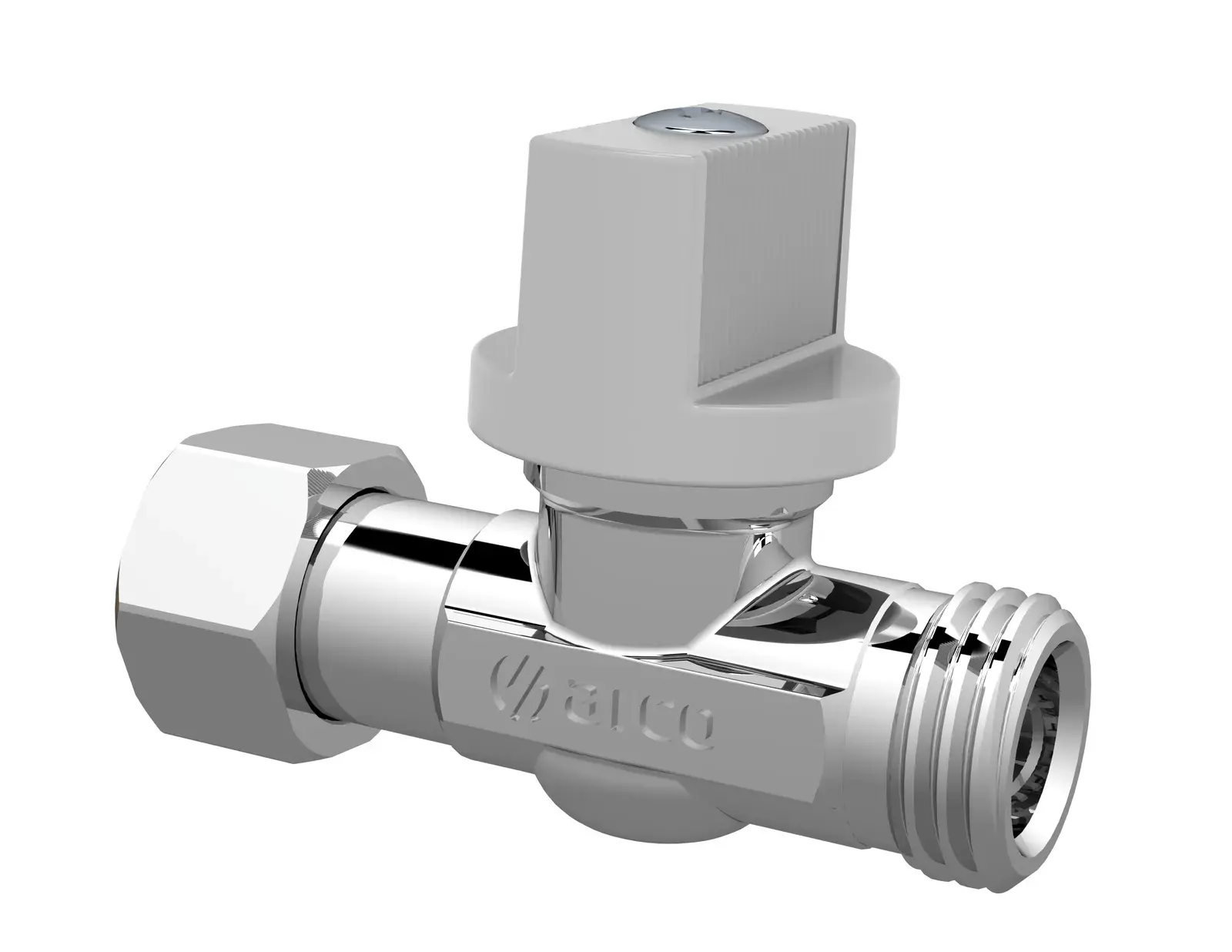 Mini ball valve Delta 3/8" M x 3/8" loose nut (5 pieces) 212005U