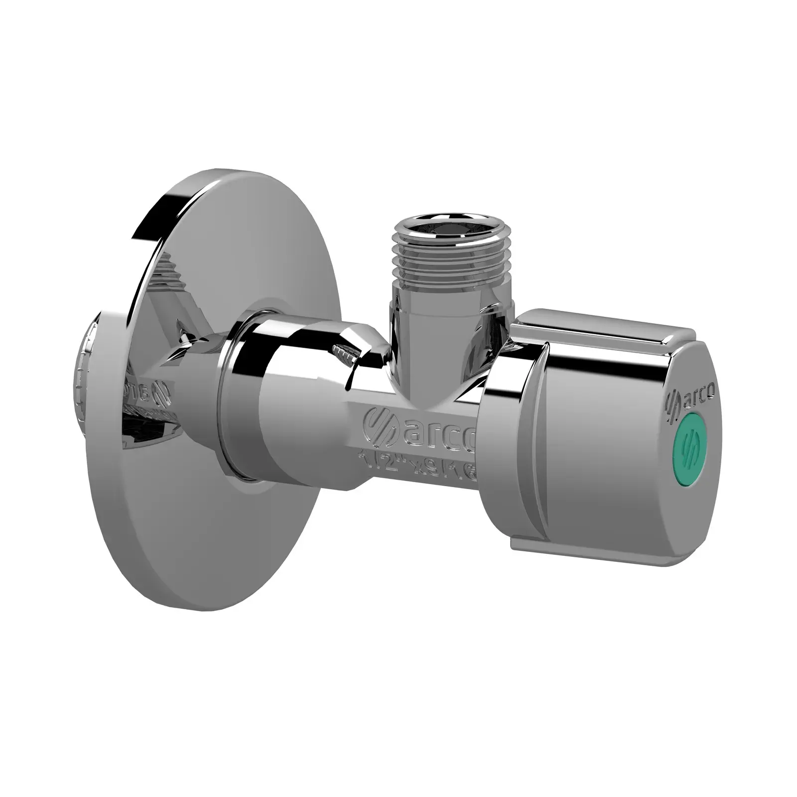 Hoekstopkraan A-80 1/2" bu NPT x 9/16"-19 bi 206490