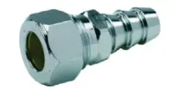 Compression hose nozzle 12 mm x hose ø 8 mm (25 pieces) 02706