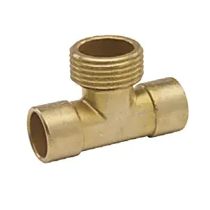 Soldeer-T-stuk 12 mm x M20 x 1,5 x 12 mm soldeer (25 stuks) 03901