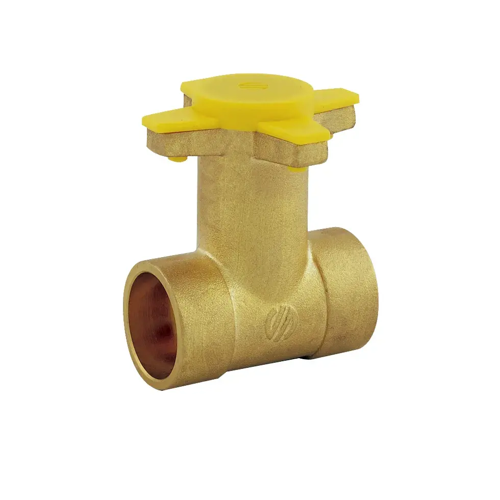 Inbouw-gaskraan Pater voor boiler, doorgaand, soldeer 22 x 22 mm 04183