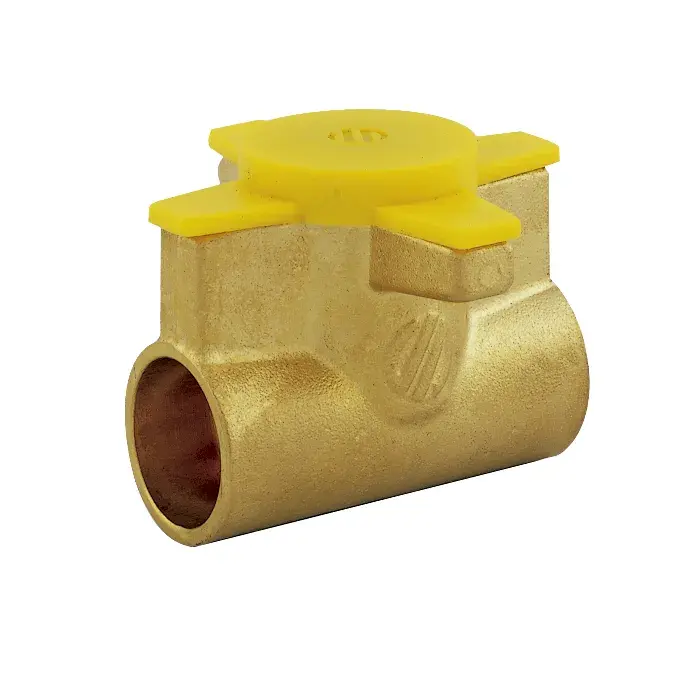 Inbouw-gaskraan Pater voor LPG-boiler, eindmodel, soldeer 18 mm 04158