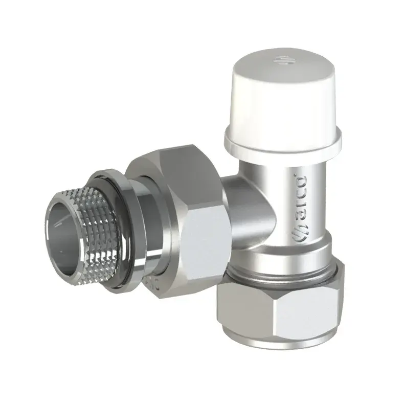 Haaks voetventiel Teide Plus met antidruppel-O-ring voor koperen buis 15 mm x 1/2" bu 507630