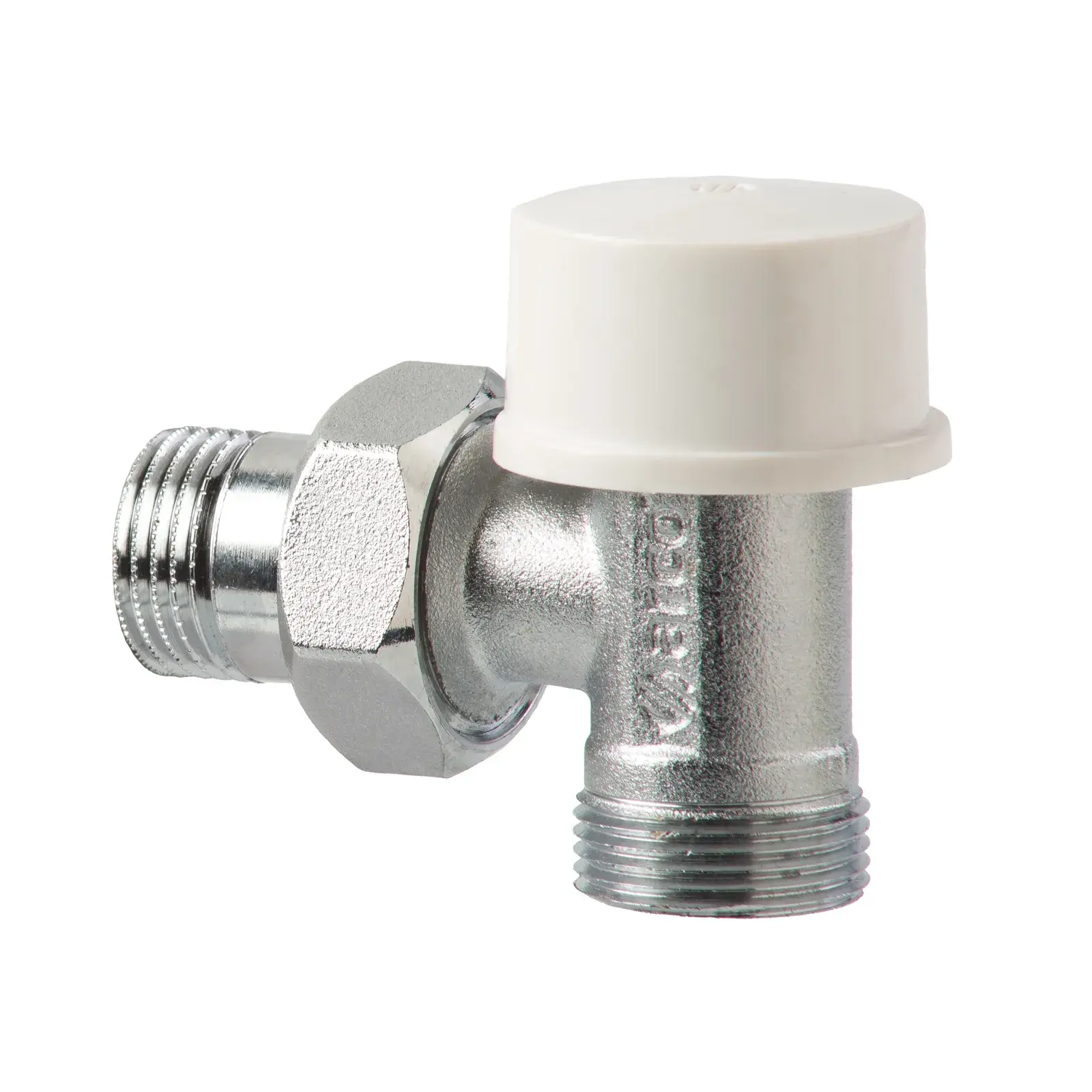 Thermostatic angle radiator valve Teide Termo Plus for multilayer and copper pipe (fitting not included) M24 x 1.5 x 1/2" M 501215