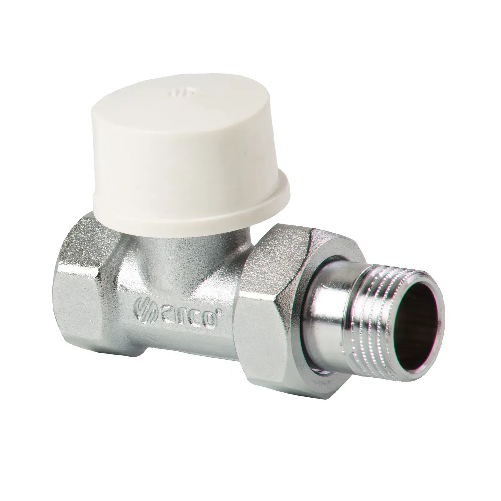 Thermostatic straight radiator valve Teide Termo Plus 1/2" F x 1/2" M 501285