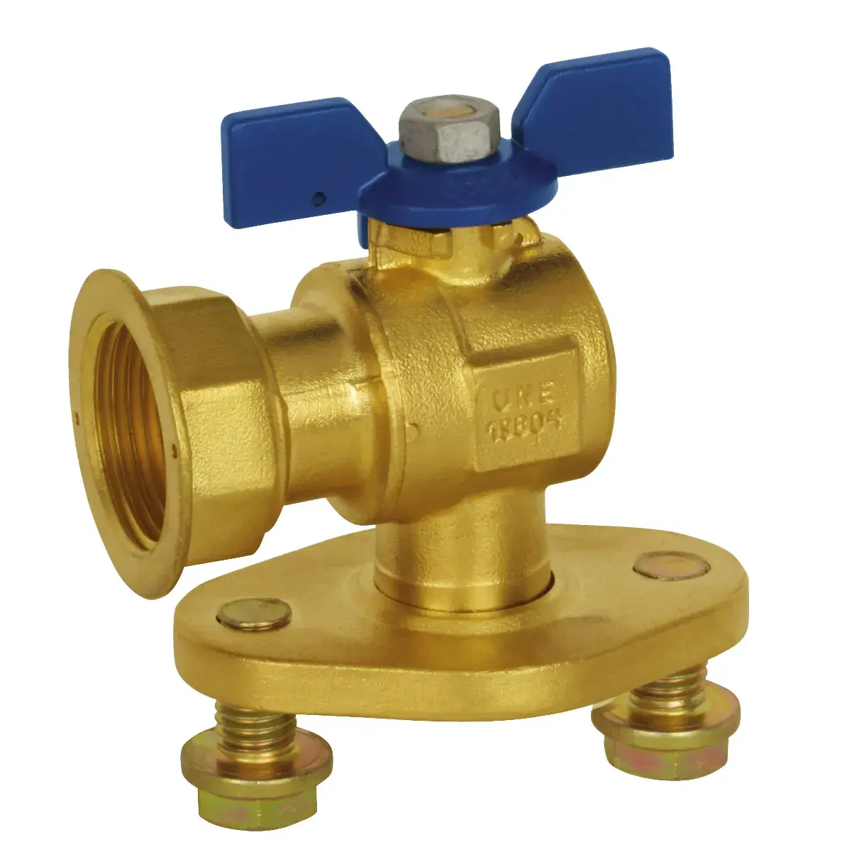 Angle valve Sil flange x 7/8" loose nut BAT12