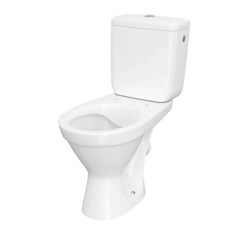 Cersanit Essentials WC Compact 699 Cersania II SimpleOn 010, Slim Duroplast Soft-Close Toilet Seat with Easy-Off K11-2340