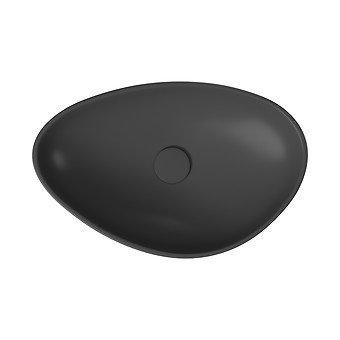 MODUO 55 COUNTERTOP WASHBASIN, IRREGULAR ANTHRACITE MATT K116-106