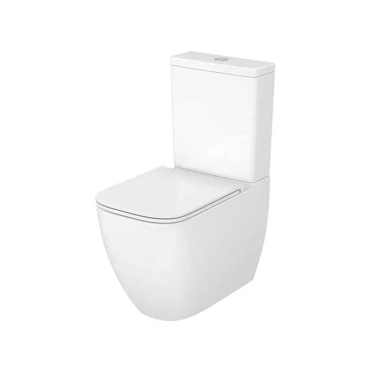 Set 930: Remo Pro Square Cersanit Tornado WC Compact with Slim Duroplast Toilet Seat K3029-001