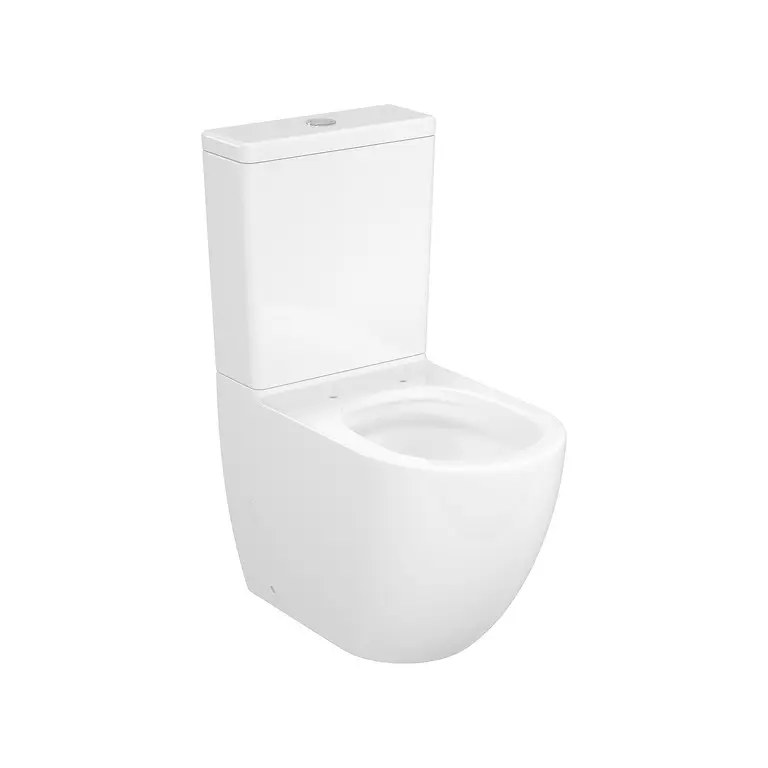 Set 931: Remo Pro Oval Cersanit Tornado WC Compact with Slim Duroplast Toilet Seat K3030-001