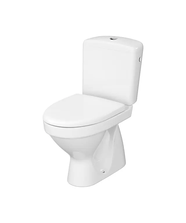 Cersanit Essentials Compact 836 Eko II SimpleOn 020 3/5 with Soft-Close Duroplast Toilet Seat and Easy-Off K44-130