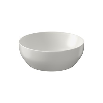 LARGA by Cersanit 40×40 countertop washbasin round light grey matt K677-044