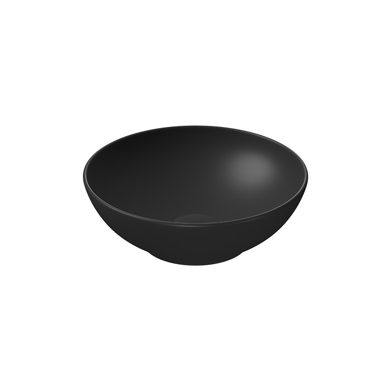 Cersanit Essentials Savio 40 Counter-Top Washbasin Round, Anthracite K711-019