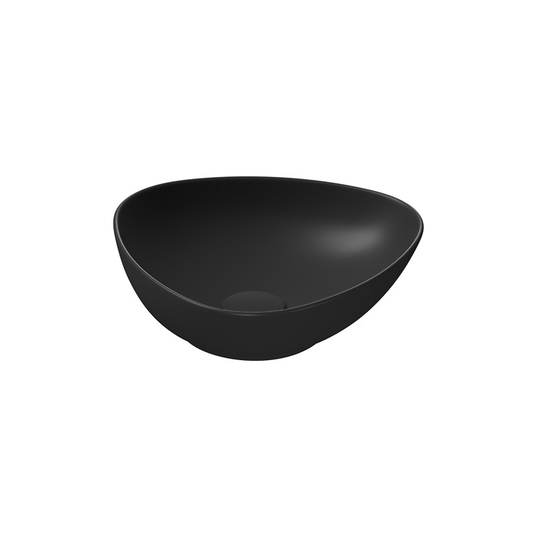 Cersanit Essentials Savio 40 Counter-Top Washbasin Irregular, Anthracite K711-020