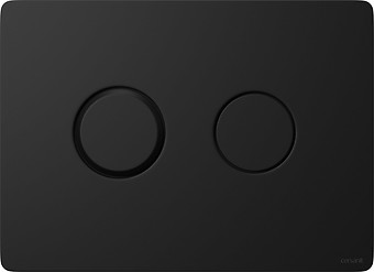 ACCENTO CIRCLE PNEUMATIC FLUSH BUTTON BLACK MATT K97-425