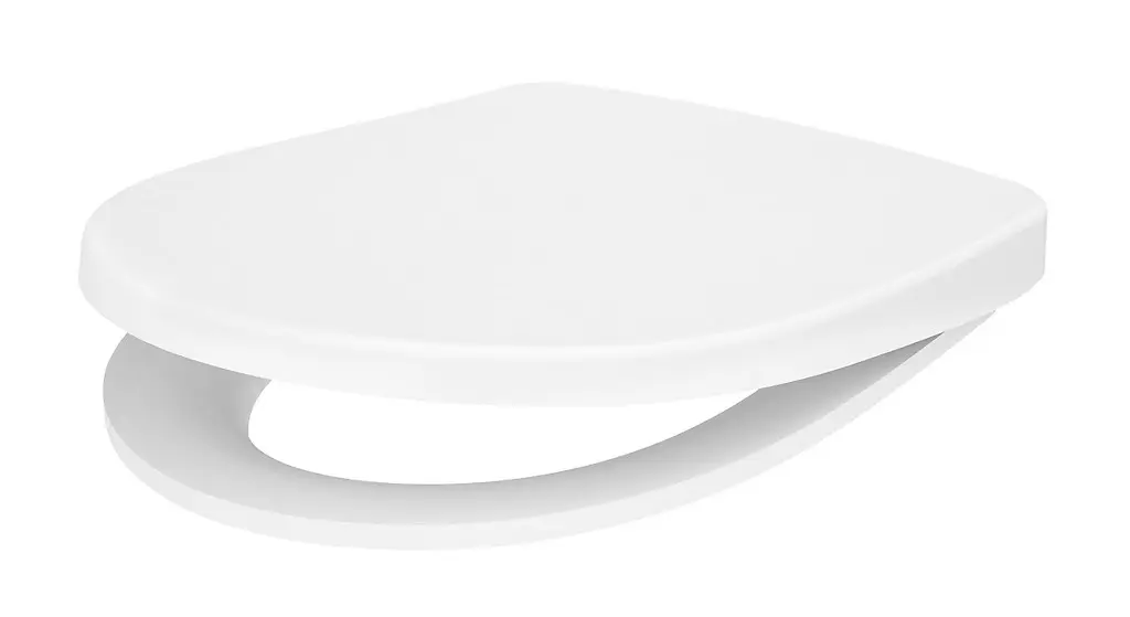 Cersanit Essentials Cersania Slim Wrap Duroplast Antibacterial Soft Close and Easy-Off Toilet Seat K98-0241