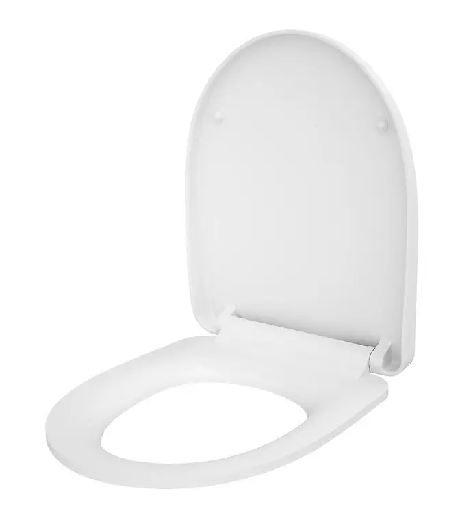 Cersanit Essentials Cersania Slim Wrap Duroplast Antibacterial Soft Close and Easy-Off Toilet Seat K98-0241