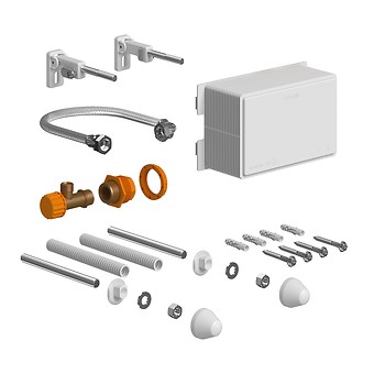 Mounting set with short QUICK FIX for SYSTEM AQUA
