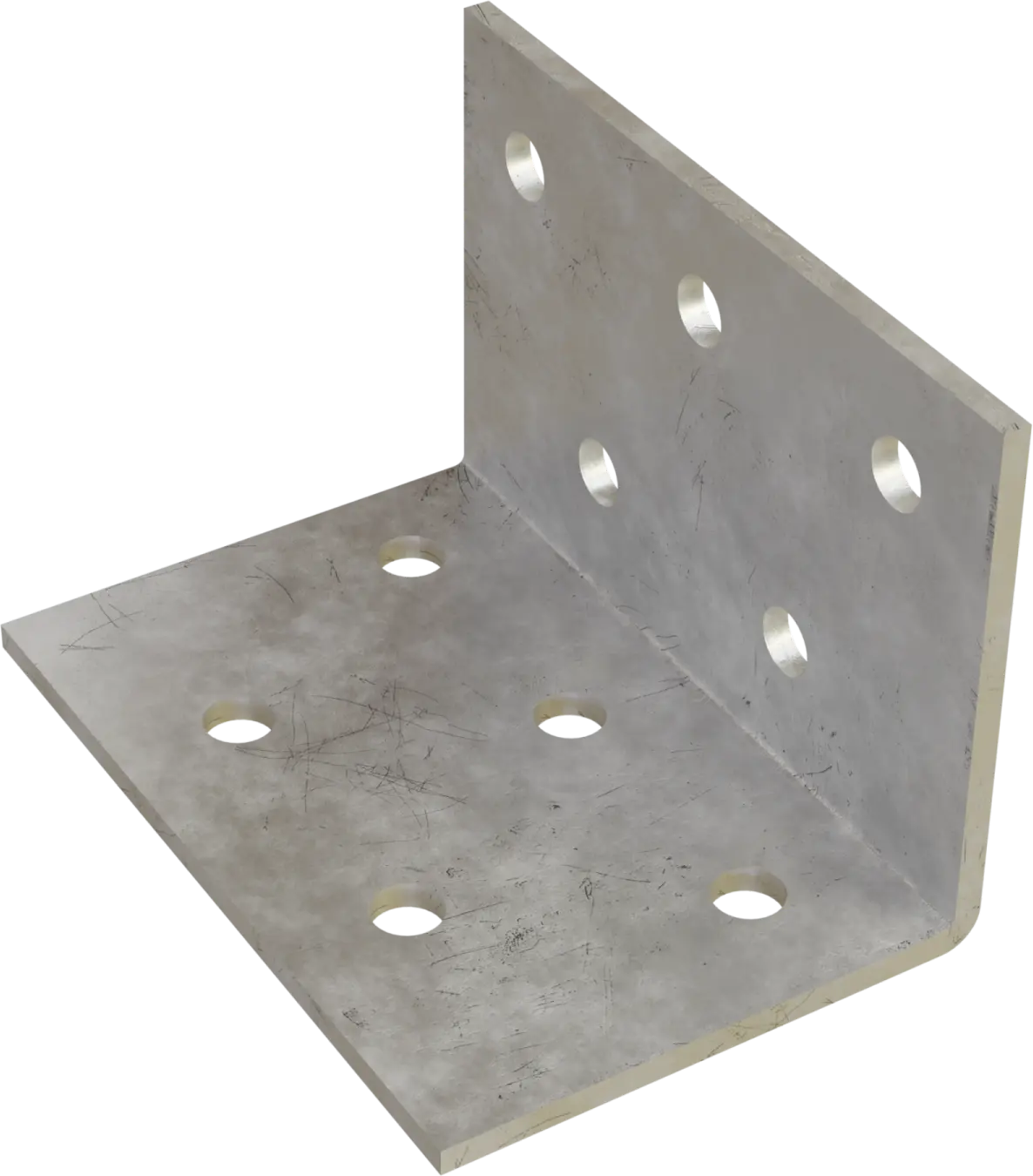 Perforated angle - plate KP 100x100x80mm, thickness: 2.0mm (5907527911350)