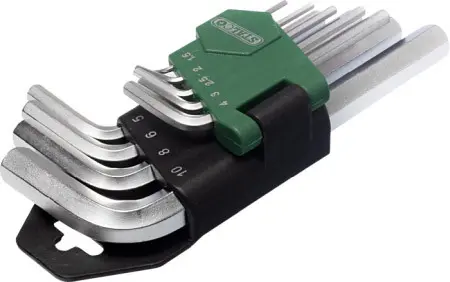 Hex Key 10pcs 1, 5 - 10mm STALCO S-48311