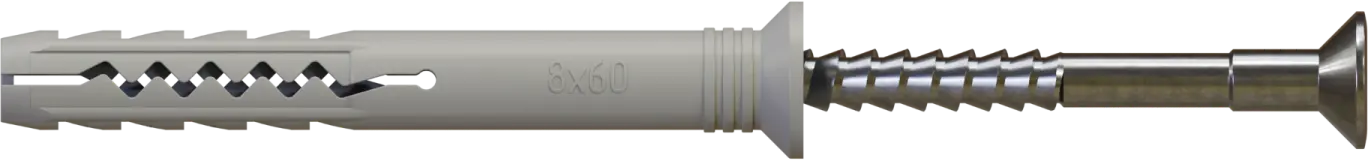 KSM quick assembly expansion bolt T-shirt: ø8x80mm, nail: ø4.8x85mm (5906365341138)