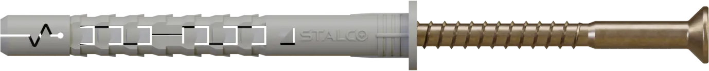 Frame Expansion Plug for Hollow Materials PXS ø10x100mm, Screw ø6.9x105mm – STALCO