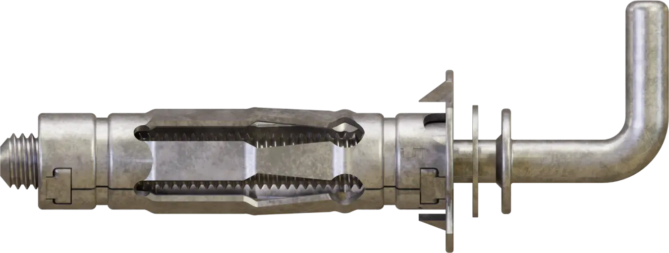 MOLLY Steel Anchor with Straight Hook Drill Ø: 8 mm, Wall Thickness: 5–12 mm STALCO MOLLY - 4X32/38 P