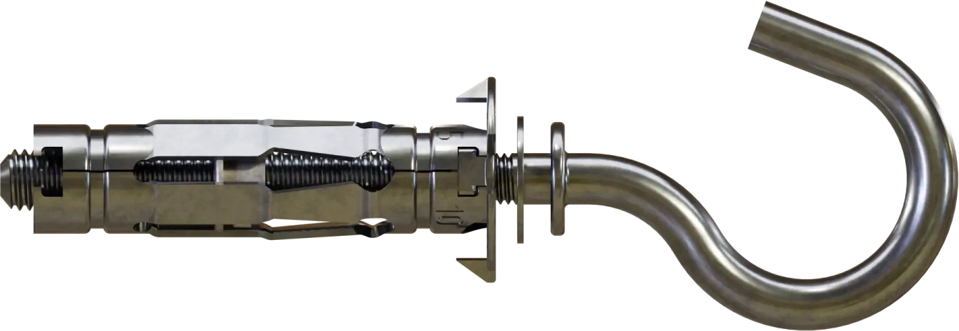 MOLLY Steel Anchor with Ceiling Hook Drill Ø: 7 mm, Screw Ø: 3.5–4.0 mm STALCO MOLLY - 4X32/38 S