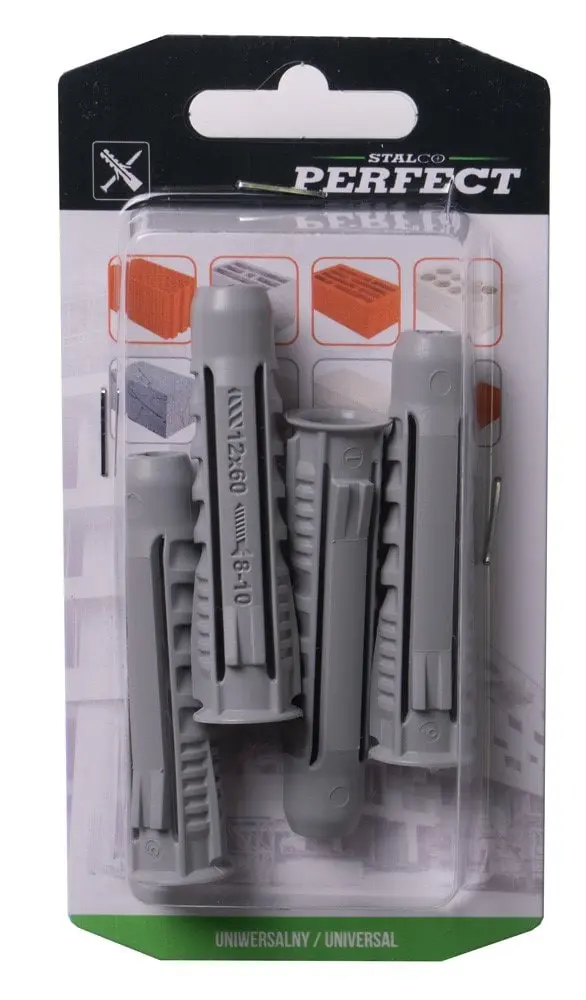 RX universal expansion plug sleeve drilling diameter: ø12mm, screw: ø8.0-10.0mm 4pcs (5901466171073)