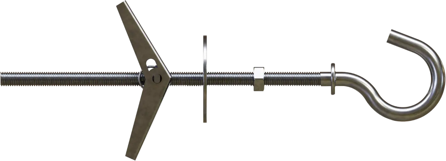 UMBRELLA spring fixing with sailing hook PAR - M4x75 (50/450) PARS4075 drilling diameter: ø14mm, anchor dimensions: M4x75mm PAR - M4X75 S STALCO