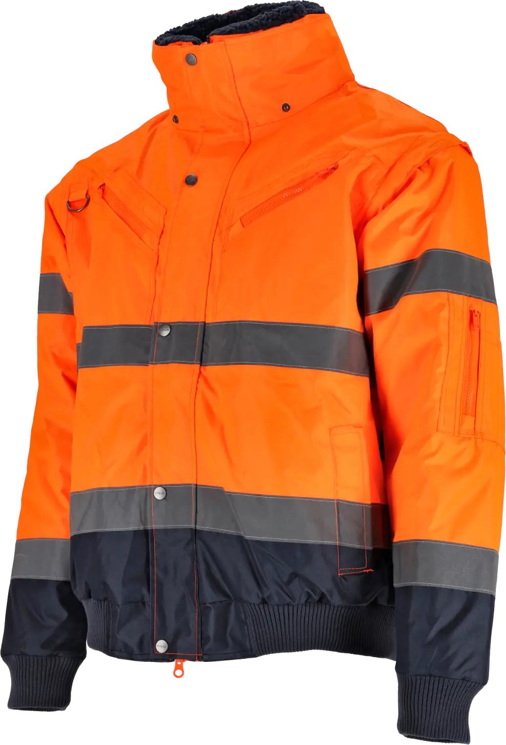 Men's insulated high-visibility jacket BOMBER 3in1 M (5905947919352)