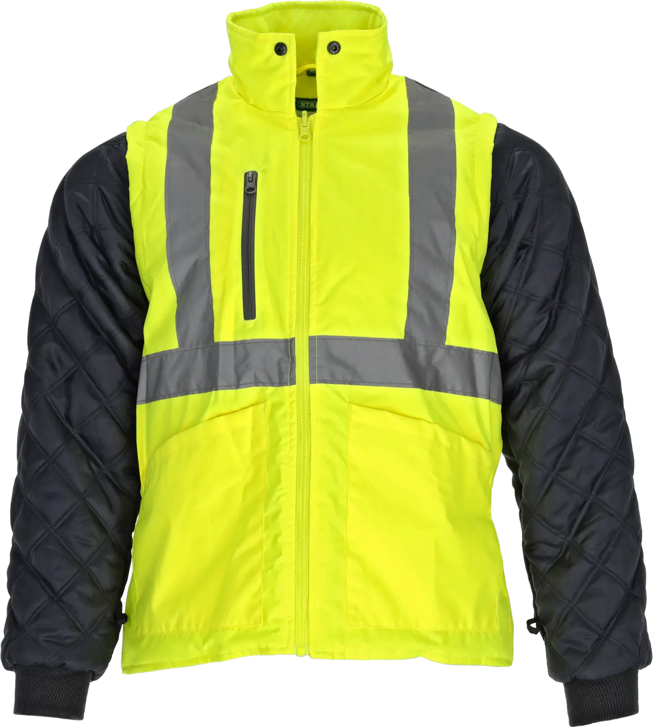 Men's high - vis insulated jacket FLASH 5in1 yellow S STALCO S-44176
