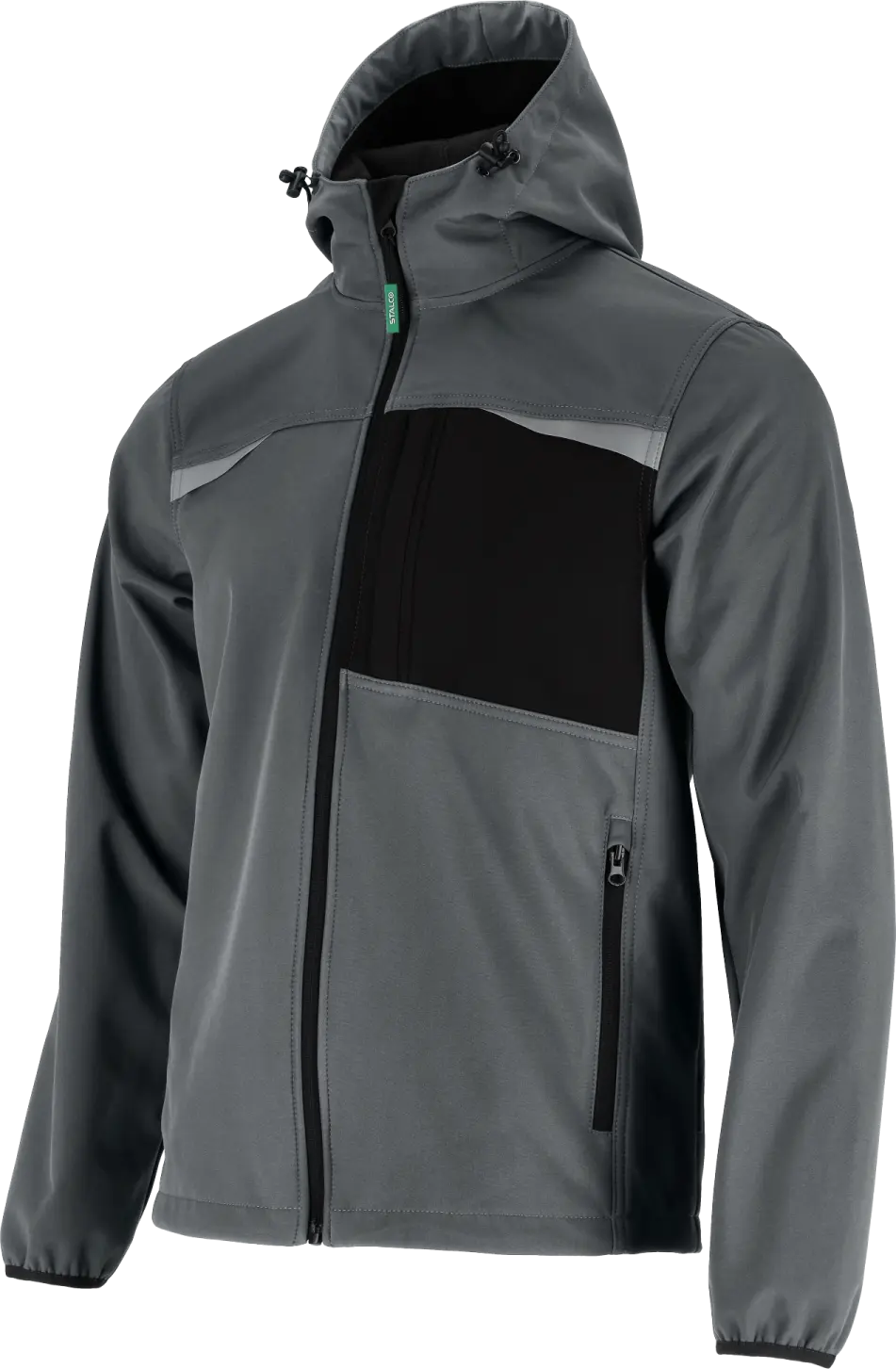 Men's softshell jacket ROCK grey S STALCO S-51730