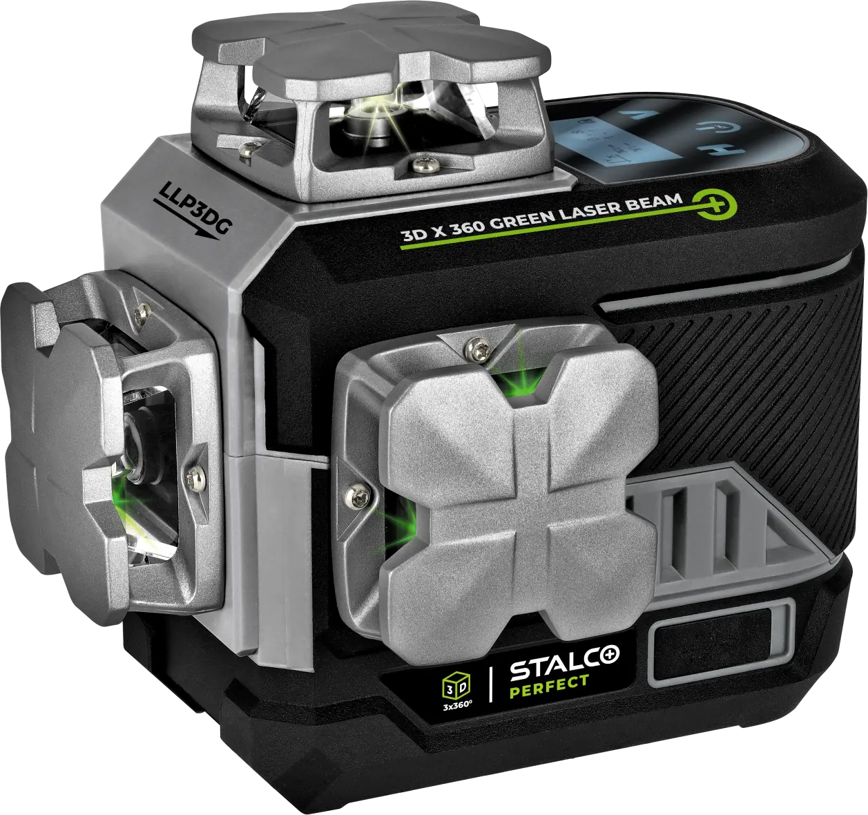 3D Cross Line Laser LLP3DG Green STALCO PERFECT S058598010