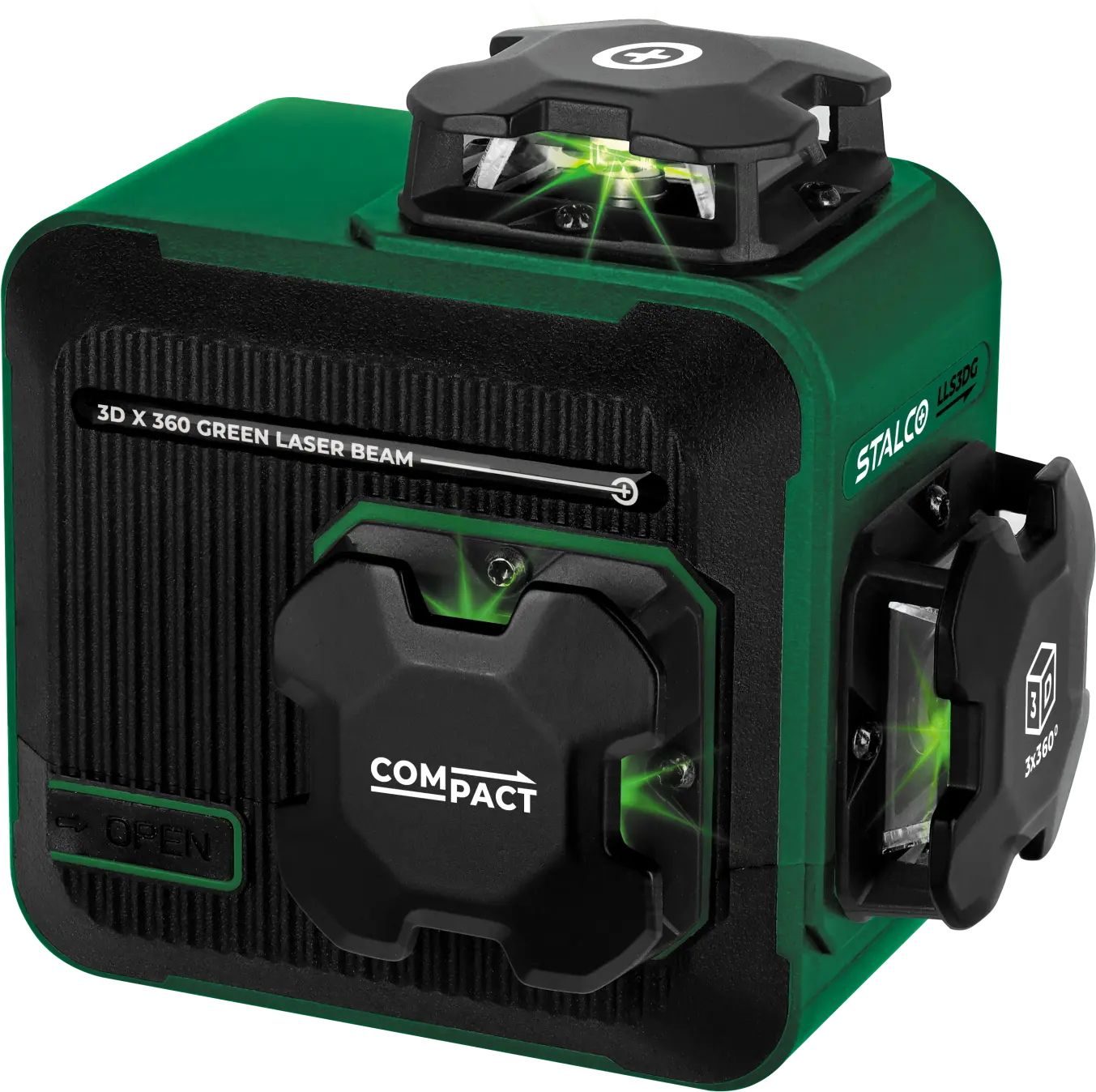3D Cross Line Laser LLS3DG Green STALCO S058597004
