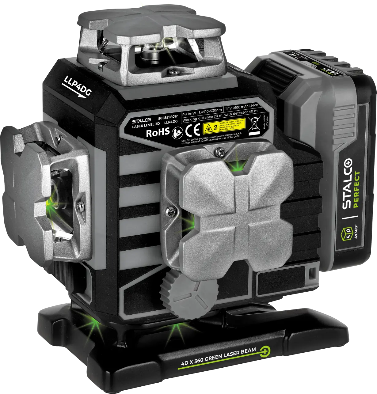 4D Cross Laser LLP4DG Green STALCO PERFECT S058598012