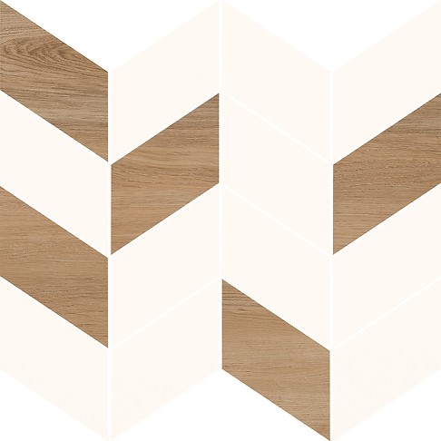 LOVE YOU WHITE HALF MOSAIC SATIN 29X29 ND1034-001