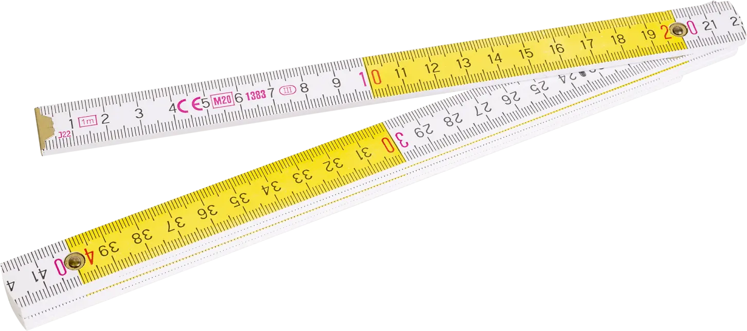 Wooden folding rule 1 m (5907180857514)