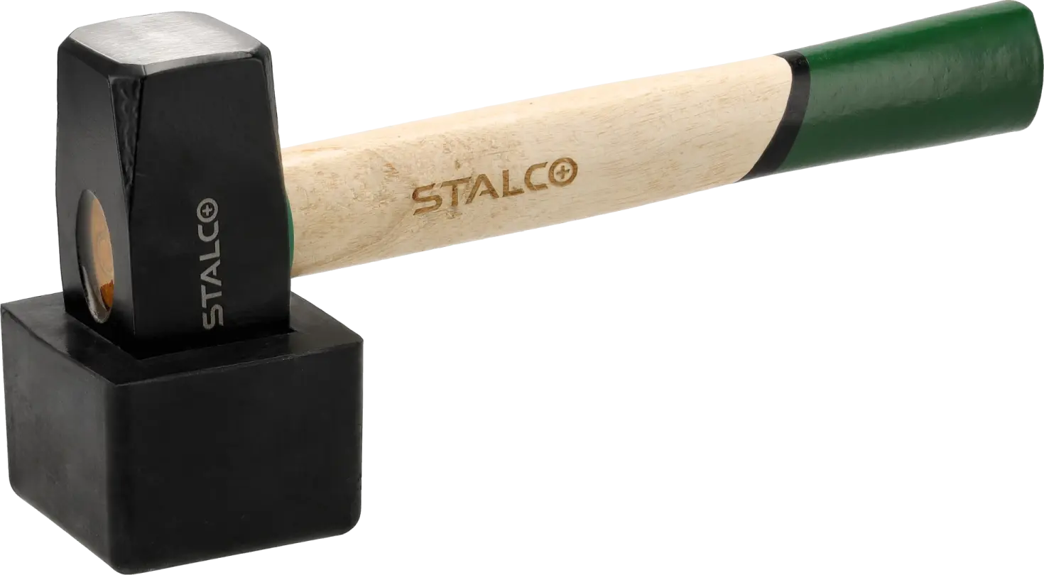 Masonry hammer with rubber cover STALCO S012025151